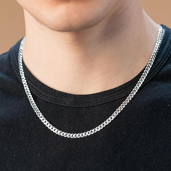 Cadenas de plata para hombres