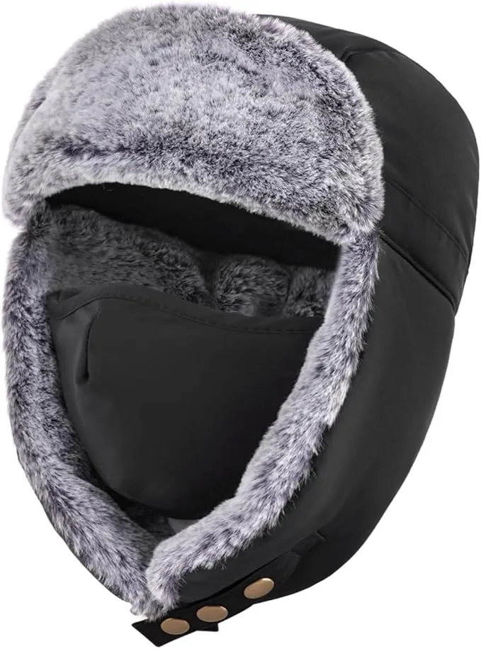 Gorro con orejera estilo Aviador. 